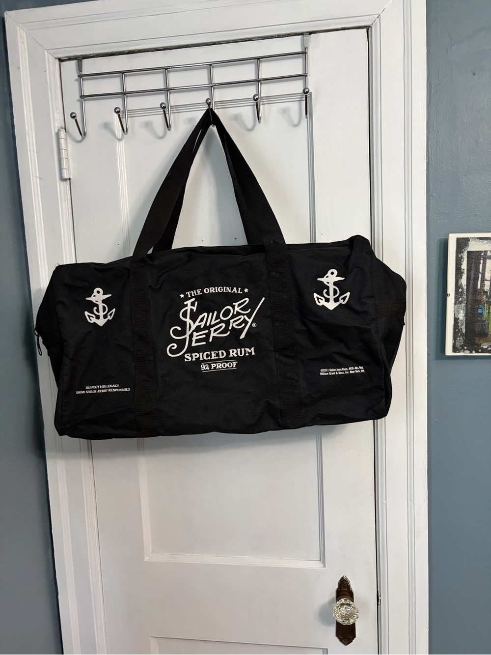 Black Spiced Rum Logo Duffle Bag - Picture 2 of 3